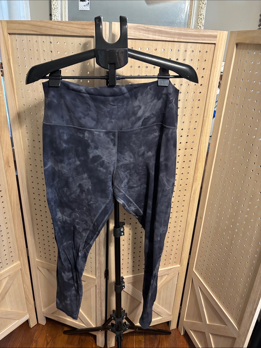 lululemon athletica Black Tie-Dye full length High-Rise Leggings